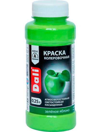 Колеровочная краска DALI Зеленое яблоко 0.25 л