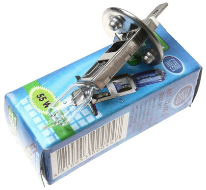 Автолампа галогенная АКГ 12-55-2/H1 12V 55W P14,5s