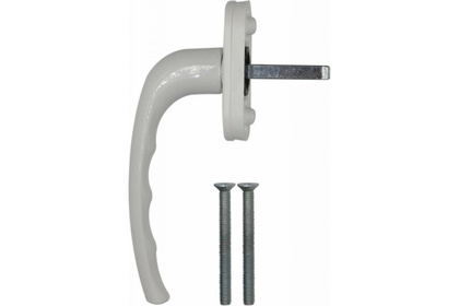 Ручка оконная алюминиевая Танго белая арт У1-2322.Б Левша