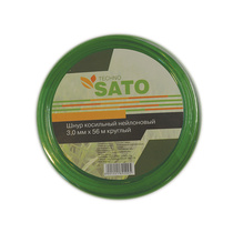 Леска для триммера SATO TECHNO 1LB 3мм 56м круглый