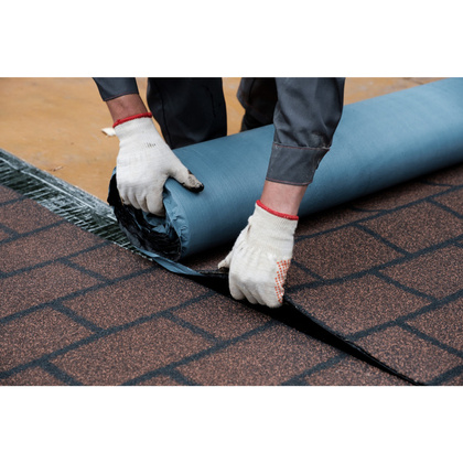 Черепица рулонная Кирпичная кладка S8м2, коричневый