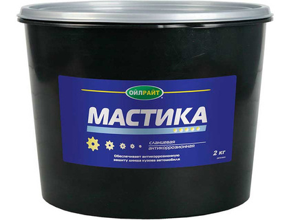 Мастика OILRIGHT сланцевая 2кг а/к (ведро)