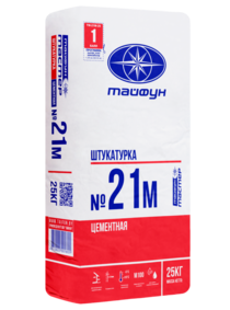 Выравнивающая штукатурка Тайфун Мастер 21М 25 кг