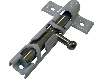 Задвижка ЗТ-12 накладная (малая) белая