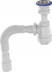 Сифон для умывальника 1 1/2х40 с мет.реш. с г.т. 40х40/50