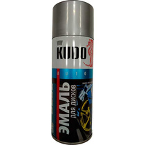 Эмаль KUDO для дисков, светло-серая (аэрозоль), 520мл/270 гр.