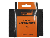 Губка абразивная Yourtools P180 (N6) 120х95х10
