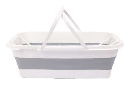 Ведро силиконовое с отжимом, (55,3*27,4*19,3см)