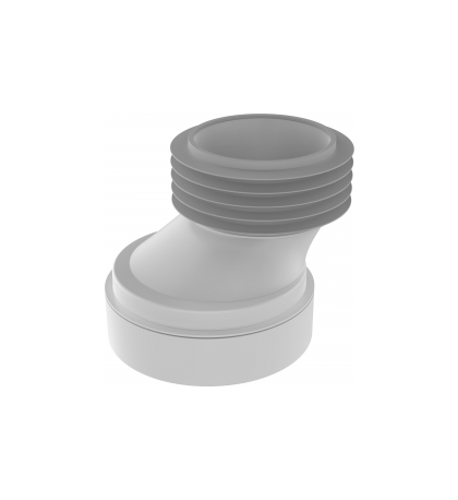 Манжета для унитаза эксцентрическая жёсткая (смещение 40мм)