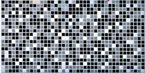 Панель ПВХ Мозаика чёрная 955х480мм