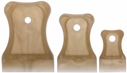 Набор шпателей 40/60/80мм КУРС РОС 3шт, прозрачные