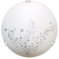 Светильник наст.-потол. Нежность 250 НПБ 01-60-130 М15 мат.б./кл.мет. (1*60Вт, E27)