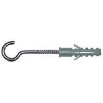 Дюбель с крючком - с полукр.крючком (дюб. 6.0х30-крюк.3.5х45) (10 шт.)