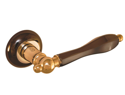 Ручки раздельные PALIDORE A-61BH/PB черный никель/золото