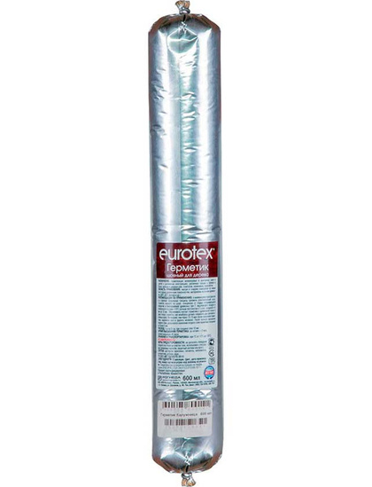 Герметик шовный EUROTEX для дерева 0,6 л Белый