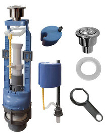 Арматура для бачков Della DI артикул СБ2м-НпрРФ-ХХ-ККрпс START STOP