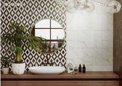 Плитка Помпеи панно 275x400x7,4 (ОАО Керамин)