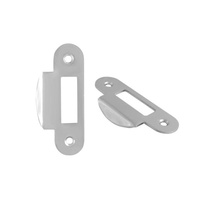 Ответная планка с заходом, 80 мм, хром 504.18