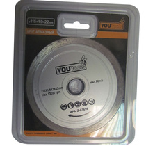 Круг отр.алм. 115х22мм -сплошной YOURTOOLS