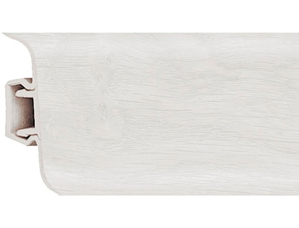 Плинтус напольный ПВХ Береза 56мм 2,5м 174 Rico Leo