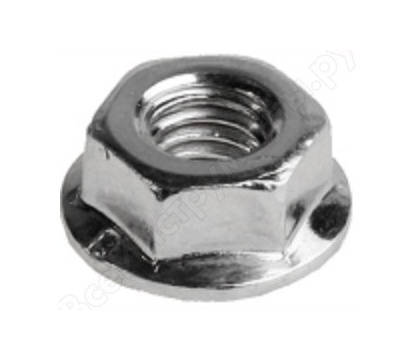 Гайка - с фланцем М10 оцинкованная Suzhou Hongly Hardware DIN 6923 (5шт)