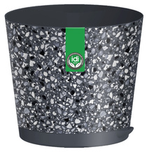 Горшок д/цветов Stone Flower, D200мм, 4л, (серый)