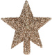 Верхушка ёлочная Champagne star 20см, полипропилен, арт. AWR400900