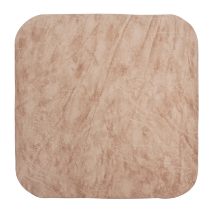 Табурет квадратный «Пенёк крепкий 224» с ЛДСП, серый, цвет сиденья бежевый (v.000 с ЛДСП)