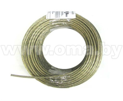 Трос пломб. металлополимерный d4 мм-20м/п  (ЧУП Джордана г.Минск)