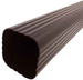 Труба водосточная ф67 мм, l=2 м MUROL U110, TB20 коричневый