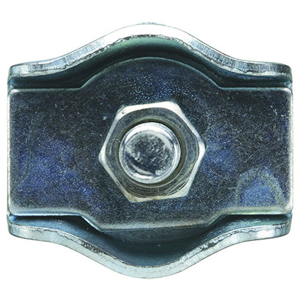 Соединитель троса одинарный цинк 5 мм 2 шт