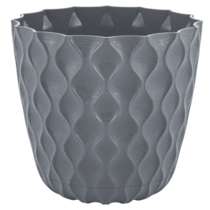 Горшок д/цветов Wave(InGreen), 2,5л, D175мм, вулканический сер