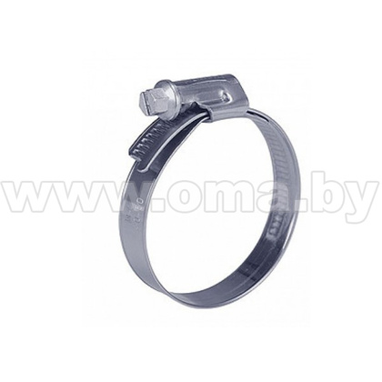 Хомут регулируемый нерж 40-60мм 2 шт