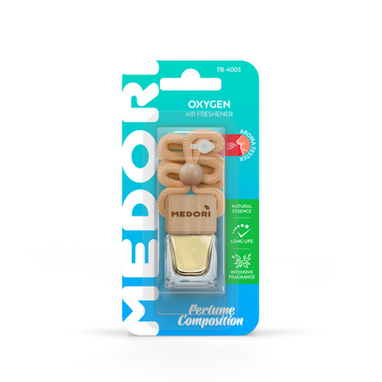 Ароматизатор Medori Oxygen бутылочка с квадр.крышкой ТВ-4003