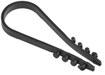 Дюбель-хомут для круглого кабеля 19-25 мм черный