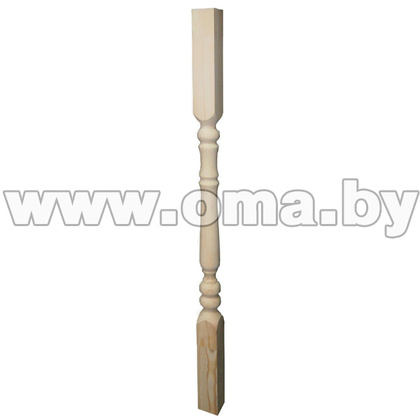 Балясина простая №2, 50х50х900мм, сорт АВ, сосна