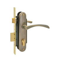 Замок врезной N100-70 Л (ст.бронза) NORA-M