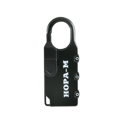 Замок навесной кодовый 605 черный НОРА-М