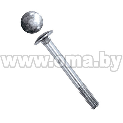 Болт мебельный  M8х 30 оцинк.DIN 603