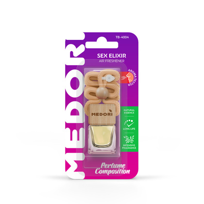 Ароматизатор Medori Секс эликсир бутылочка с квадр.крышкой ТВ-4004