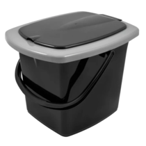 Ведро- туалет 16л черный