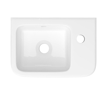 Умывальник Сквэа 36 с креплением, с/о, белый с1, ОАО Керамин