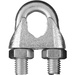 Зажим для стальных канатов DIN 741 оцинкованный 6/6,5 мм