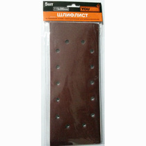 Шлифлисты самосцепл.д/виброшлишмашин 115х280мм P 40 (14отв) (уп.5шт) YOURTOOLS
