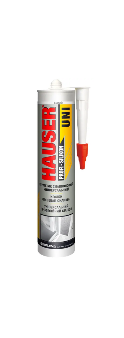 Герметик силиконовый универсальный Hauser UNI белый 260мл