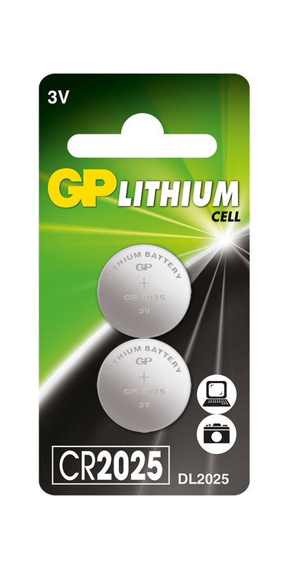 Эл. питания литиевый CR2025-7C2 (дисковый, уп-ка 2 шт) Lithium GP
