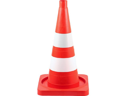 Конус дорожный КС-2.6 Протэкт, высота 520 мм(квад.осн.)