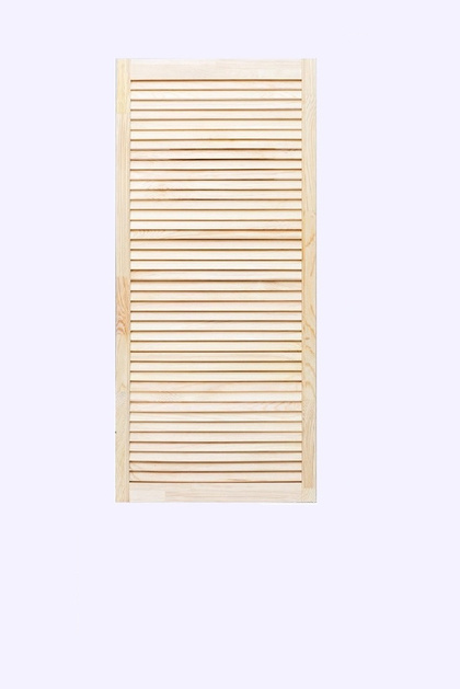 Дверца жалюзийная 20х344х605мм, сорт А, хвоя