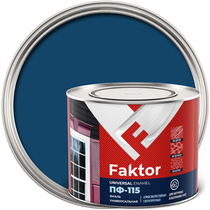 Эмаль ПФ-115 FAKTOR синяя 1,9 кг
