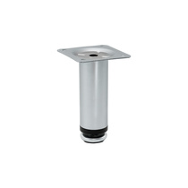 Опора мебельная регулируемая малая Lemax profN0010-100 SC, 100 мм, матoвый xрoм